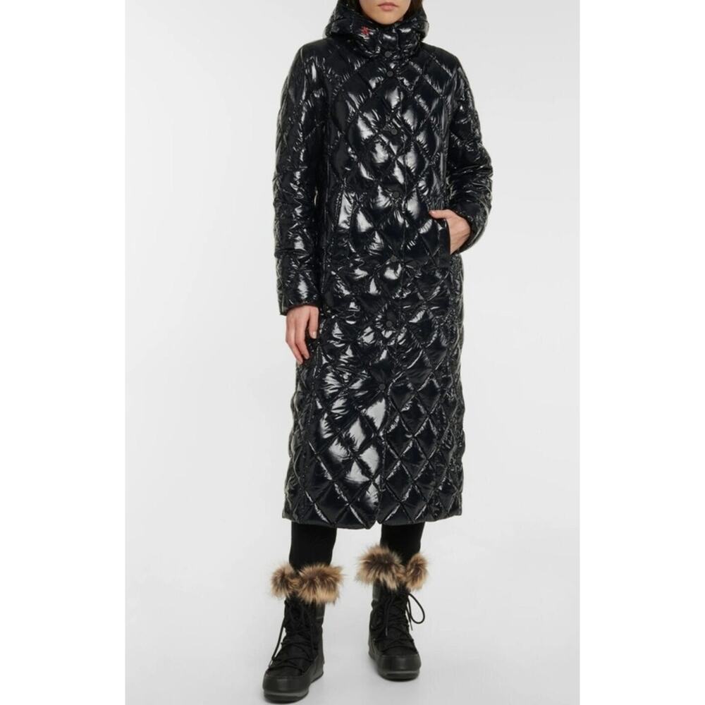 Perfect Moment Black Quilted Ski Jacket
